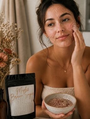 4/$15 Salt Scrub Acne Fighting Skin Care Oatmeal, Sugar, Salt, Chemical Free